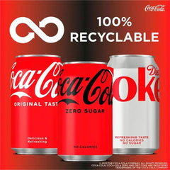 Coca-Cola Zero Sugar 6 x 330ml (Case of 4)  Adomoo