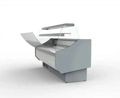 Coreco Refrigerated Curved Glass Serveover 2525mm - CVED-8-25-C  Adomoo