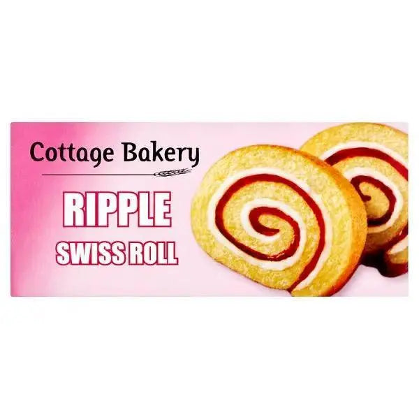 Cottage Bakery Ripple Swiss Roll 200g (Case of 6)  Adomoo