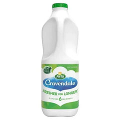 Cravendale Filtered Fresh Semi Skimmed Milk 2L Fresher for Longer  Adomoo