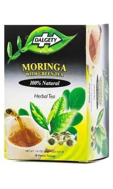 Dalgety Moringa With Green Tea, 40g  Adomoo