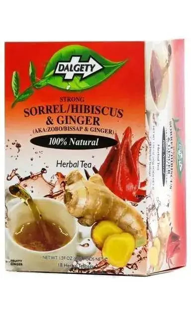 Dalgety Sorrel, Hibiscus & Ginger Tea, 45g  Adomoo