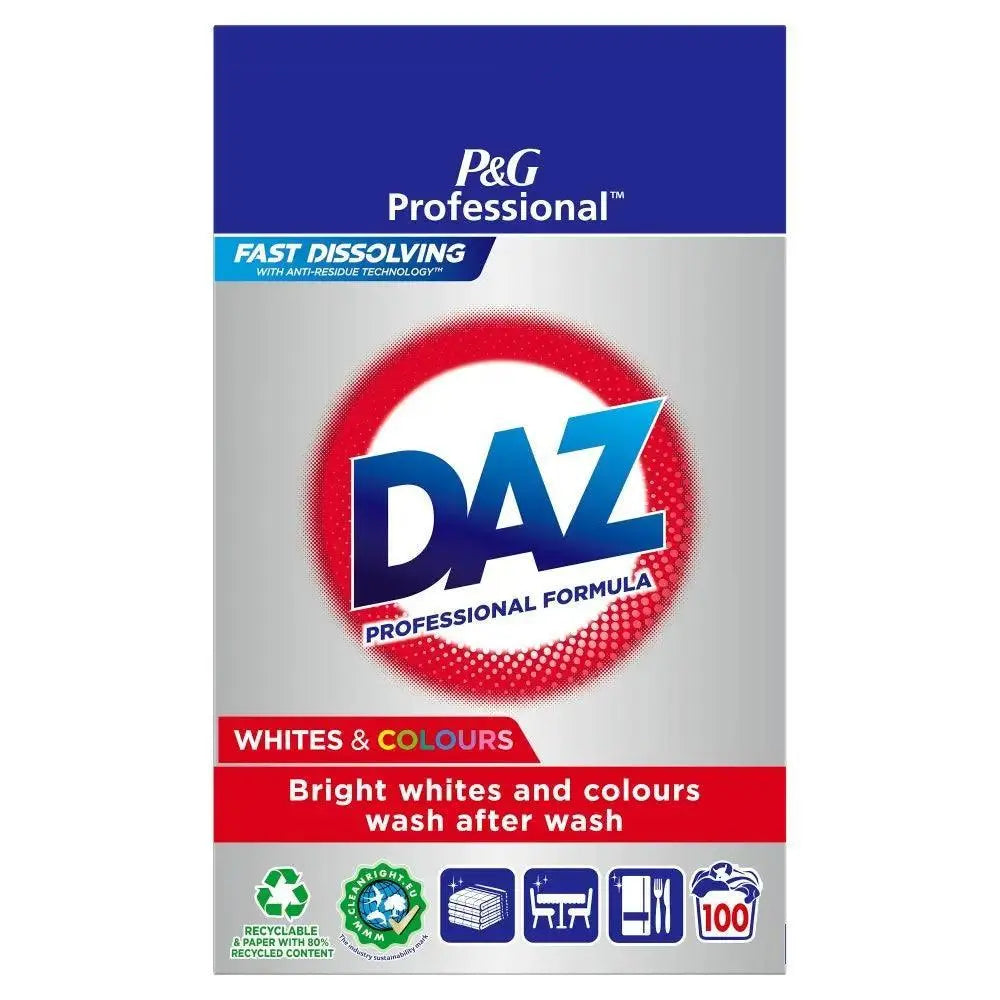 Daz Professional Powder Detergent Regular 7kg 110 Washes  Adomoo