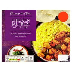 Discover the Choice Chicken Jalfrezi with Pilau Rice 450g  Adomoo