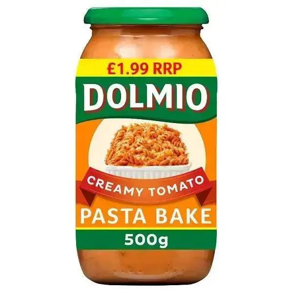 Dolmio Pasta Bake Creamy Tomato Pasta Sauce 500gl (Case of 6) Adomoo