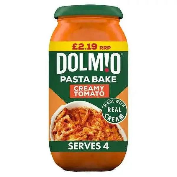 Dolmio Pasta Bake PMP £2.19 Creamy Tomato Pasta Sauce 500g (Case of 6) Adomoo