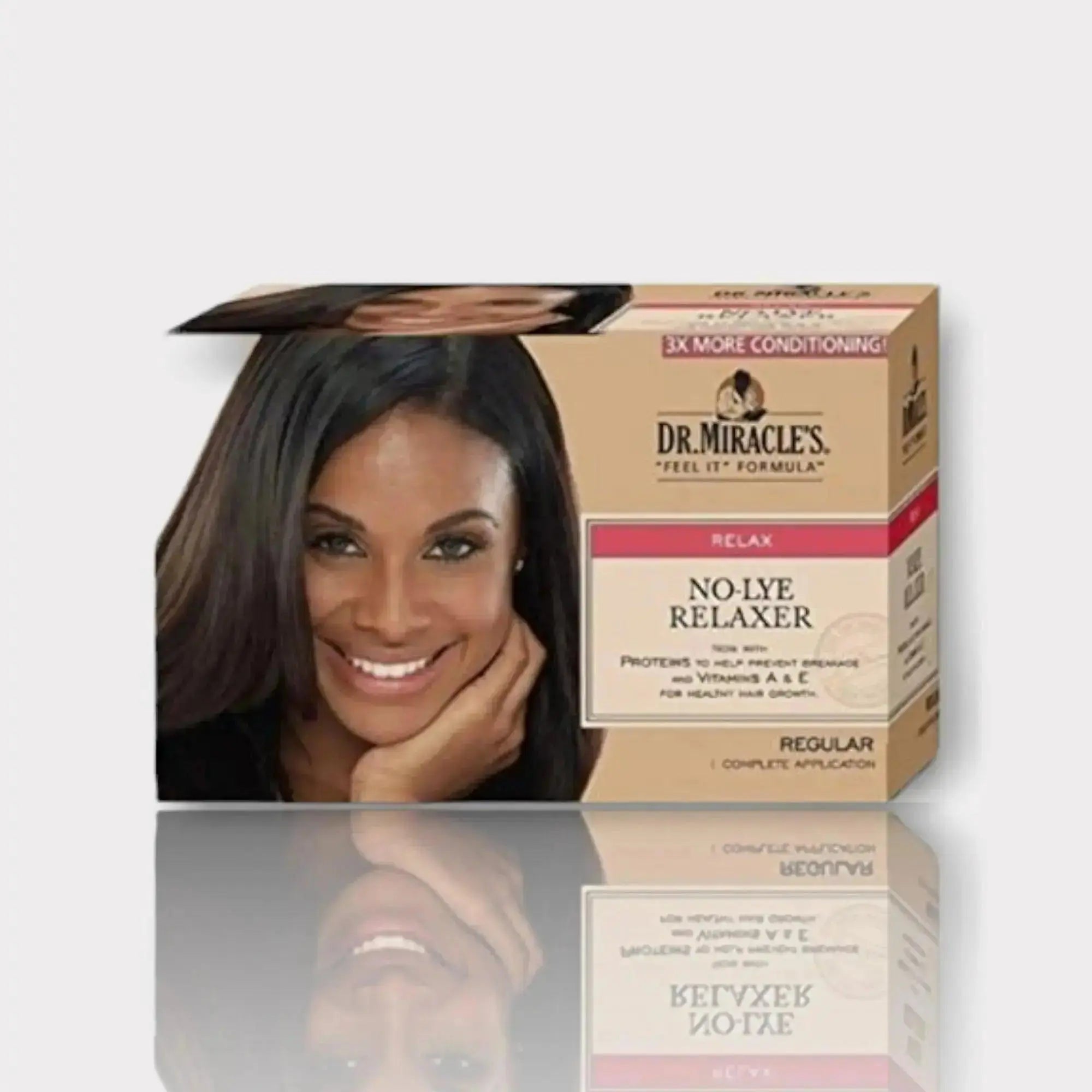 Dr. Miracle's "Feel It" Formula No-Lye Relaxer, Kit Regular Adomoo