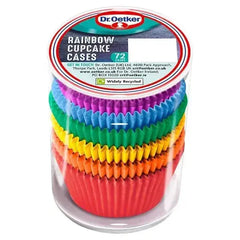 Dr. Oetker 72 Rainbow Cupcake Cases (Case of 6)  Adomoo