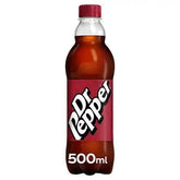 Dr Pepper 500ml (Case of 12) Sparkling Fruit Flavour Adomoo