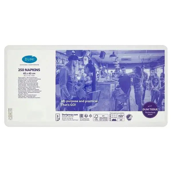 Duni Go 250 Napkins  Adomoo