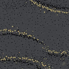 Duni Golden Stardust 40cm Dunisoft NapkinBlack  Adomoo