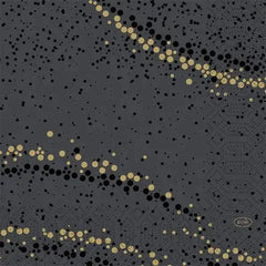 Duni Golden Stardust Black Napkin 3ply 33cm  Adomoo
