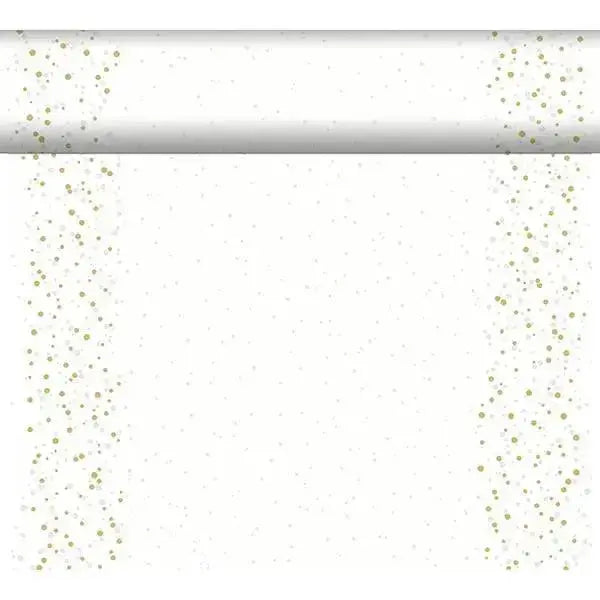 Duni Golden Stardust White Dunicel Tete a Tete 0.4x24  Adomoo