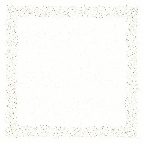 Duni Golden Stardust White Slipcover 84x84cm  Adomoo