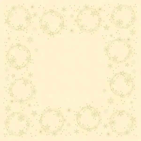 Duni Star Shine Cream Slipcover Dunisilk 84x84cm  Adomoo