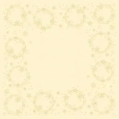 Duni Star Shine Cream Slipcover Dunisilk 84x84cm  Adomoo