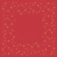 Duni Star Shine Red Slipcover Dunisilk 84x84cm  Adomoo