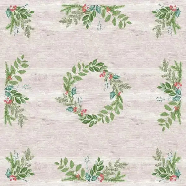 Duni Winter Greene Slipcover Dunisilk 84x84cm  Adomoo