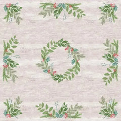 Duni Winter Greene Slipcover Dunisilk 84x84cm  Adomoo
