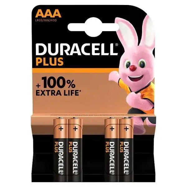 Duracell Plus 100% AAA 4pk (Case of 10) Adomoo