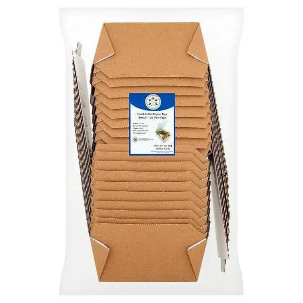 Ecopac Small Hot Food Box 20 Per Pack  Adomoo
