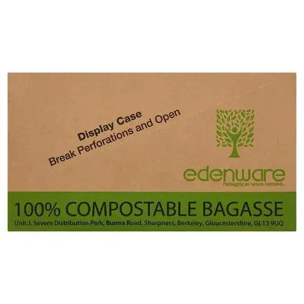 Edenware 200 Bagasse Large Meal Box (Case of 4)  Adomoo