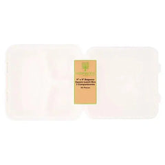 Edenware 9" x 9" Bagasse Square Lunch Box 50 Pieces  Adomoo