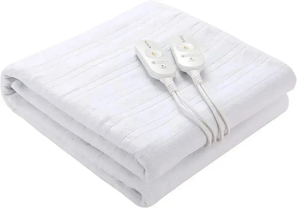 Electric Heated Blanket 3 Heat Setting Heated Mattress Cover 150x160cm Adomoo