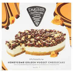 English Cheesecake Company Honeycomb Golden Nugget Cheesecake 1.780kg  Adomoo