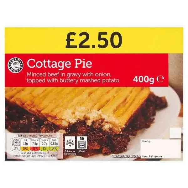 Euro Shopper Cottage Pie 400g (Case of 8)  Adomoo