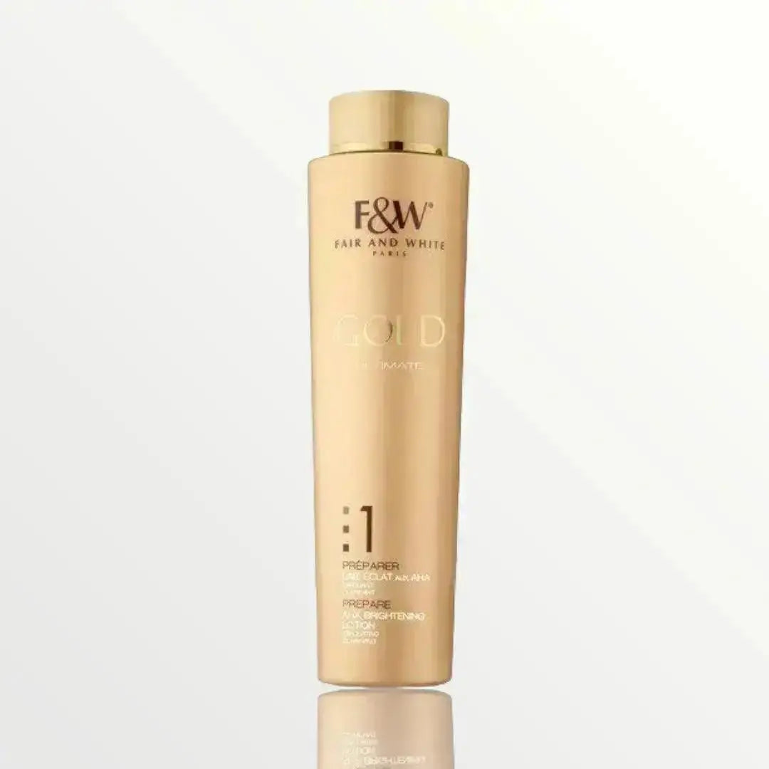 Fair & White Gold AHA Brightening Lotion - 350ml  Adomoo