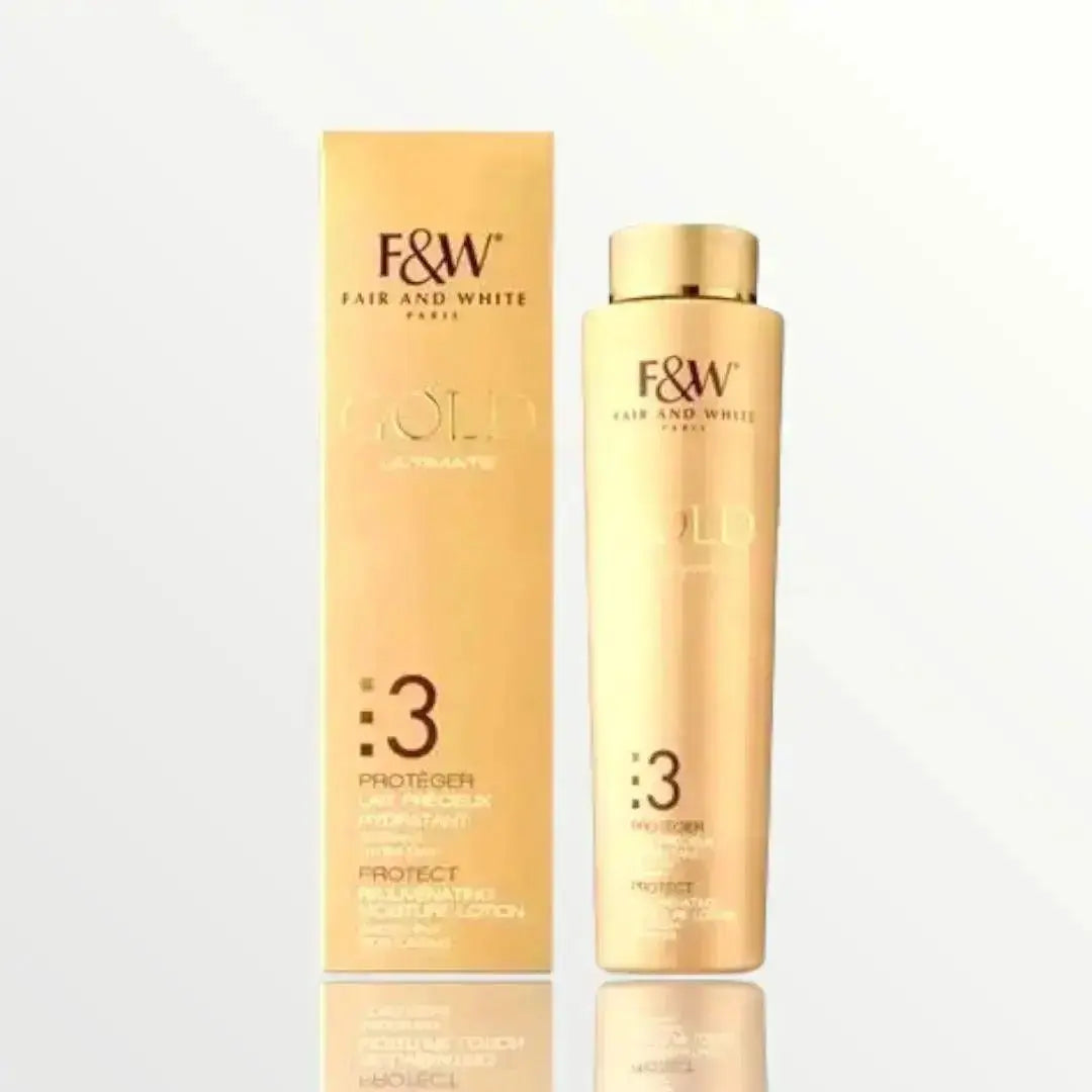 Fair & White Gold Protect Rejuvenating Moisture Lotion - 500ml  Adomoo