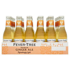 Fever-Tree Refreshingly Light Premium Ginger Ale 24 x 200ml  Adomoo