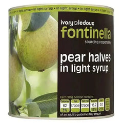 Fontinella Pear Halves in Light Syrup 2.5kg  Adomoo