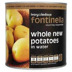 Fontinella Whole New Potatoes in Water 2.5kg (Drained Weight 1.5kg)  Adomoo