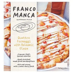 Franco Manca Sourdough Pizza Quattro Formaggi with Balsamic Glaze 454g (Case of 6)  Adomoo
