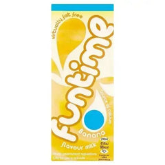 Funtime Banana Flavour Milk 200ml (Case of 30)  Adomoo
