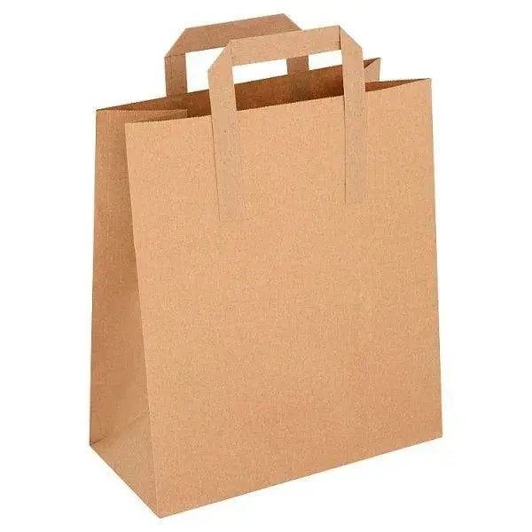 FyNite Medium Block Bottom Take-Away Food Bags-100pcs  Adomoo