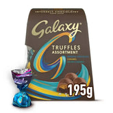 Galaxy Assorted Truffles Milk Chocolate Gift Box of Chocolates 195g (Case of 6) Adomoo
