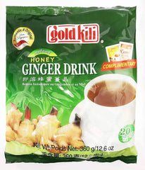 Ginger Drink by Gold Kili, 20 Sachet Total (Pack of 20 Sachets) Adomoo