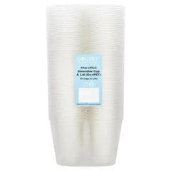 Go-rPET 500 Clear Smoothie Cup & Lid (Case of 10)  Adomoo