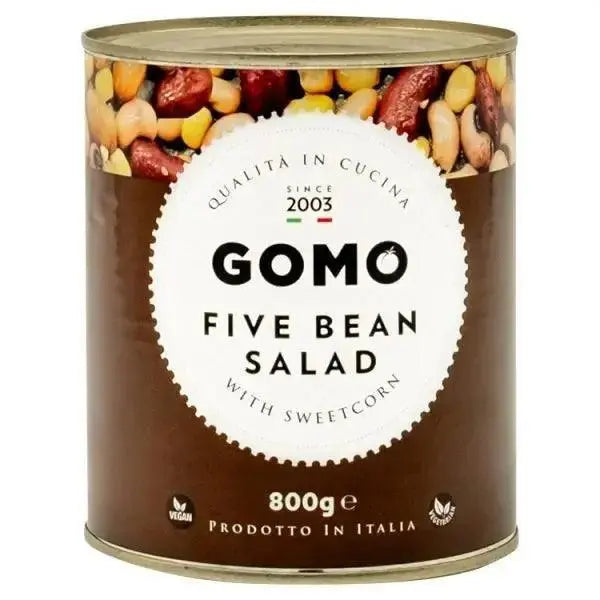 Gomo Five Bean Salad with Sweetcorn 800g  Adomoo
