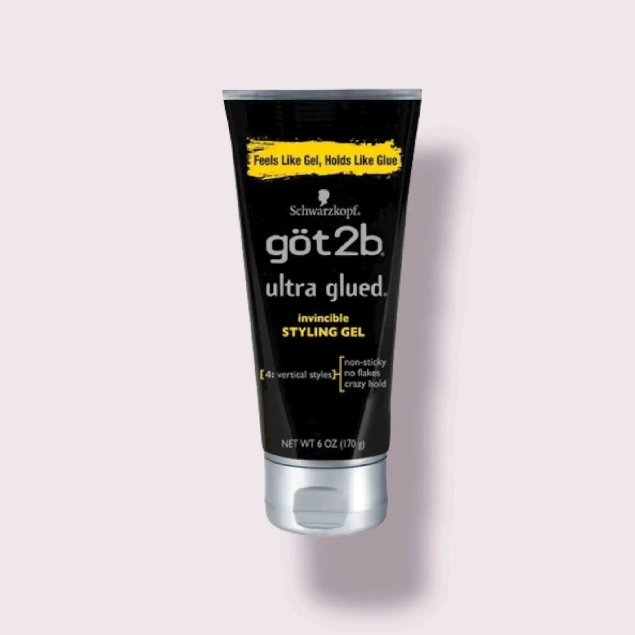Göt2b Ultra Glued Invincible Hair Styling Gel - 6oz Adomoo