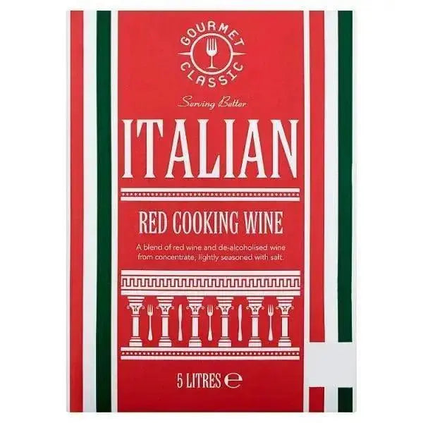 Gourmet Classic Italian Red Cooking Wine 5 Litres  Adomoo