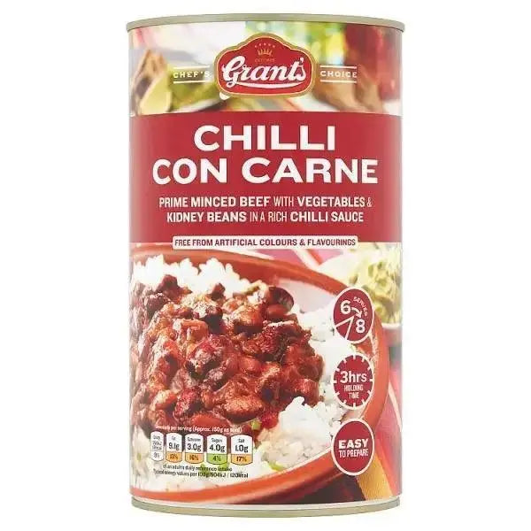 Grant's Chilli Con Carne 1.2kg  Adomoo