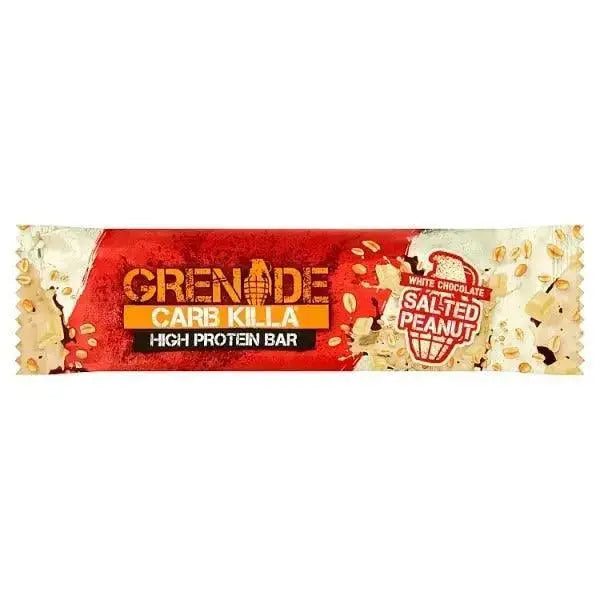 Grenade Carb Killa High Protein Bar White Chocolate Salted Peanut 60g (Case of 12)  Adomoo