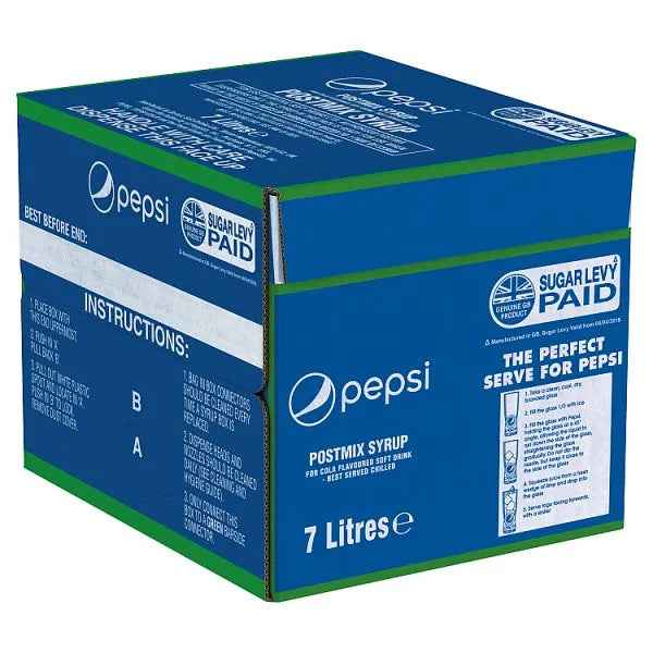 Pepsi Cola Postmix Syrup Bag-in-Box 7L  Adomoo