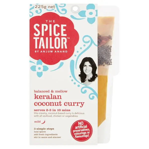 The Spice Tailor Keralan Coconut Indian Curry Sauce Kit 225g (Case of 5)  Adomoo