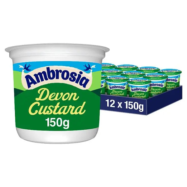 Ambrosia Ready to Eat Devon Custard Pot 150g (Case of 12)  Adomoo