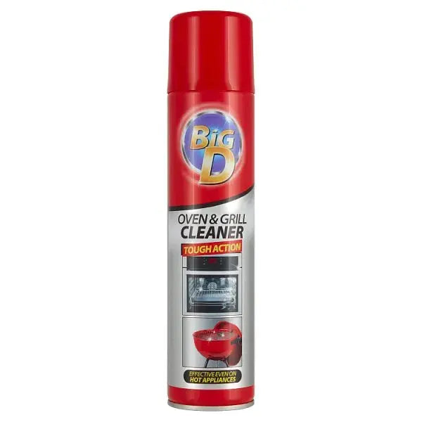 Big D Oven & Grill Cleaner Tough Action 300ml (Case of 6)  Adomoo